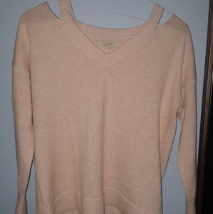 Blush pink sweater- perfect for Valentine's day!